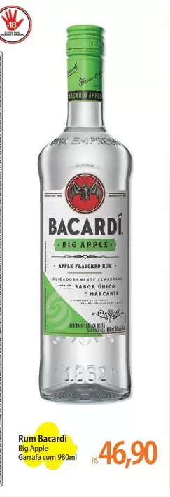 Oferta de Bacardi - Rum por R$46,9 em Atacadão