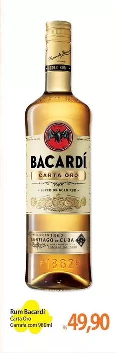 Oferta de Bacardi - Rum por R$49,9 em Atacadão