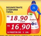 Oferta de Lysoform - Desinfetante por R$18,9 em Assaí Atacadista