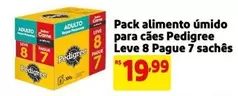 Oferta de Pedigree - Pack Alimento Úmido Para Caes por R$19,99 em Mercado Extra