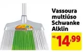 Oferta de Alklin - Vassoura Multiuso Schwanke por R$14,99 em Mercado Extra