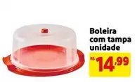 Oferta de Boleira Com Tampa Unidade por R$14,99 em Mercado Extra