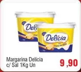 Oferta de Delícia - Margarina C/ Sal por R$9,9 em Spani Atacadista