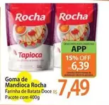 Oferta de Pacote - Goma De Mandioca Rocha por R$7,49 em Atacadão