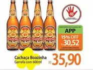 Oferta de Boazinha - Cachaça por R$35,9 em Atacadão