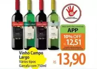 Oferta de Off - Vinho Campo por R$13,9 em Atacadão