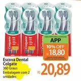 Oferta de Colgate - Escova Dental por R$20,89 em Atacadão