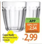 Oferta de Nadir - Copo  Barriquinha Dose Unidade por R$2,99 em Atacadão