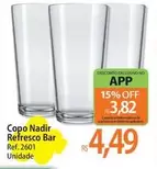 Oferta de Nadir - Copo  Refresco Bar por R$4,49 em Atacadão