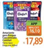 Oferta de Comfort - Amaciante Para Roupas Concentrado por R$17,89 em Atacadão