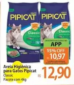 Oferta de Pipicat - Areia Higiènica Para Gatos por R$12,9 em Atacadão