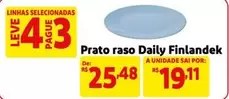 Oferta de Finlandek - Prato Raso por R$25,48 em Extra