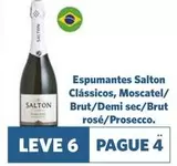 Oferta de Salton - Espumantes Clássicos, Moscatel/ Brut/Demi Sec/Brut Rosé/Prosecco. em Sam's Club