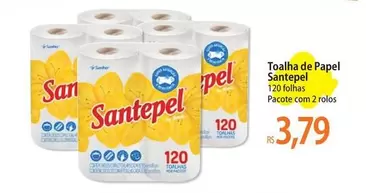 Oferta de Santepel - Toalha De Papel por R$3,79 em Atacadão