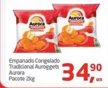 Oferta de Aurora - Empanado Congelado Tradicional Auroggets por R$34,9 em Tenda Atacado