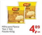 Oferta de Yoki - Milho Para Pipoca Tipo 1 por R$4,89 em Tenda Atacado