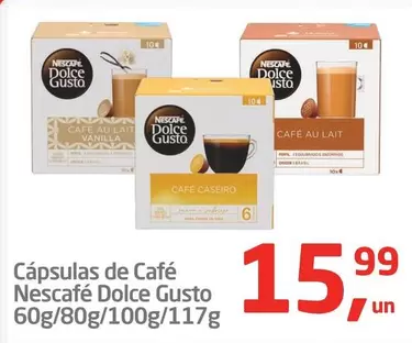 Oferta de Nescafé - Cápsulas de Café Dolce Gusto por R$15,99 em Tenda Atacado