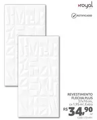 Oferta de Royal - Revestimento Flecha Plus por R$34,9 em Telhanorte