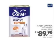 Oferta de Coral - Massa Corrida por R$89,9 em Telhanorte