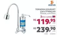 Oferta de Esteves - Torneira Gourmet C60 VTF900CWB  por R$239,9 em Telhanorte