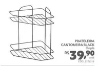 Oferta de Prateleira Cantoneira Black  por R$39,9 em Telhanorte