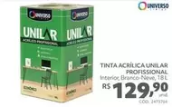 Oferta de Universo - Tinta Acrílica Unilar Profissional por R$129,9 em Telhanorte