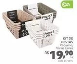 Oferta de Coza - Kit De Cestas por R$19,9 em Telhanorte