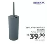 Oferta de Brinox - Escova Sanitaria Serene por R$39,9 em Telhanorte