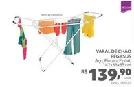 Oferta de Varal De Chão Pegasus  por R$139,9 em Telhanorte