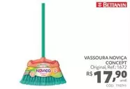 Oferta de Bettanin - Vassoura Novica Concept  por R$17,9 em Telhanorte