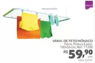 Oferta de Varal De Teto Monaco  por R$59,9 em Telhanorte