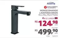 Oferta de Alterna - Monocomando Lavatorio Orion por R$499,9 em Telhanorte