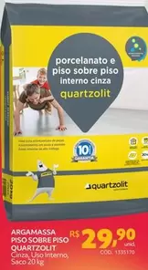 Oferta de Quartzolit - Argamassa Piso Sobre Piso por R$29,9 em Telhanorte