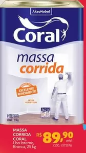 Oferta de Coral - Massa Corrida por R$89,9 em Telhanorte