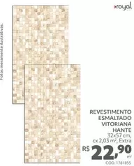 Oferta de Royal - Revestimento Esmaltado Vitoriana Hante  por R$22,9 em Telhanorte