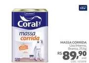 Oferta de Coral - Massa Corrida por R$89,9 em Telhanorte