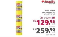 Oferta de Brasilit - Fita Veda Tudo Sleeve  por R$259,9 em Telhanorte