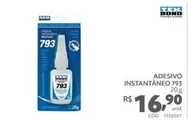 Oferta de Tek Bond - Adesivo Instantaneo 793 por R$16,9 em Telhanorte