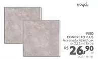 Oferta de Royal - Piso Concreto Plus por R$26,9 em Telhanorte