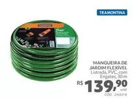 Oferta de Tramontina - Mangueira De Jardim Flexivel  por R$139,9 em Telhanorte