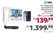 Oferta de HDL - Kit Porreiro Eletronico Residencial Advance por R$1399,9 em Telhanorte