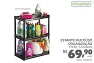 Oferta de Dasplast - Estante Multiuso Organização  por R$69,9 em Telhanorte