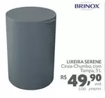 Oferta de Brinox - Lixeira Serene por R$49,9 em Telhanorte