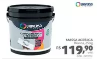 Oferta de Universo - Massa Acrílica por R$119,9 em Telhanorte