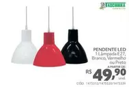 Oferta de Taschibra - Pendente Led por R$49,9 em Telhanorte