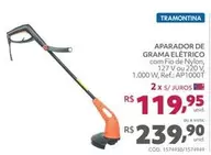 Oferta de Tramontina - Aparador De Grama Elétrico por R$239,9 em Telhanorte