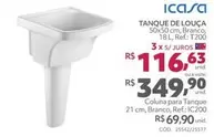 Oferta de Icasa - Tanque De Louça por R$349,9 em Telhanorte