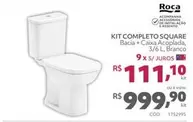 Oferta de Roca - Kit Completo Square por R$999,9 em Telhanorte