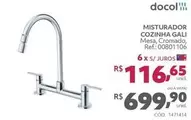 Oferta de Docol - Misturador Cozinha Gali por R$699,9 em Telhanorte