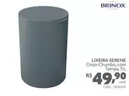 Oferta de Brinox - Lixeira Serene por R$49,9 em Telhanorte